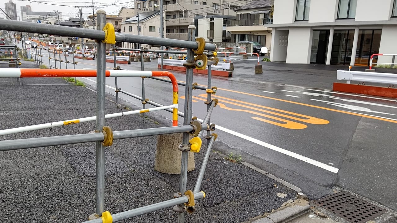 道路工事　日の出通り3