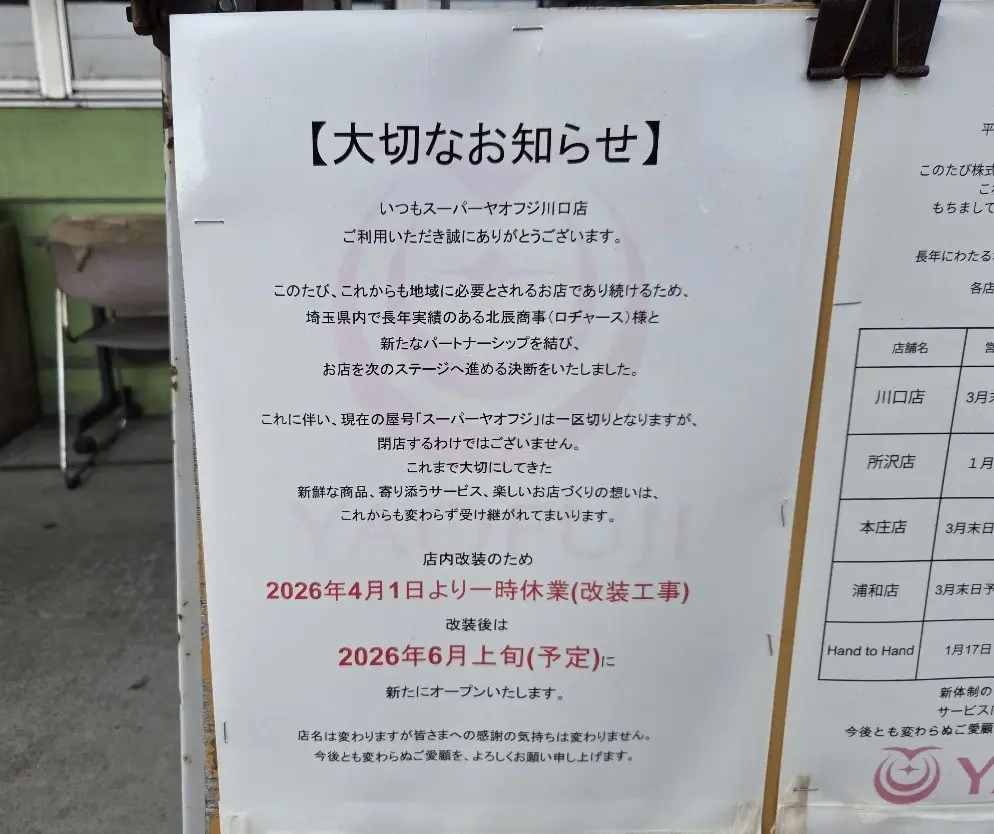 ヤオフジ　川口2